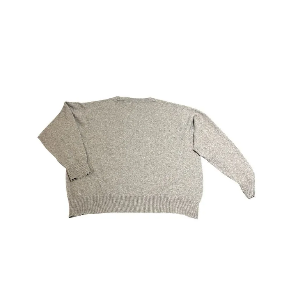 Davis & Squire 100% Cashmere V-Neck Sweater Sz L‎ Classic Capsule Minimalist - Picture 2 of 9